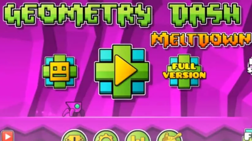 지오메트리 대쉬 멜트다운 게임하기 (Geometry Dash Meltdown)