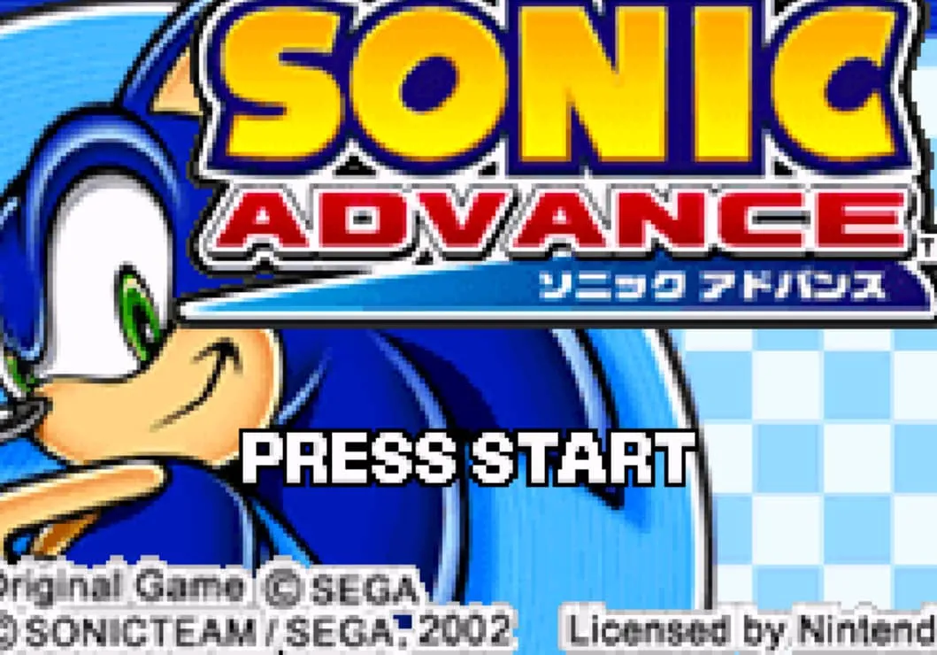 소닉 어드밴스 1 - Sonic Advance