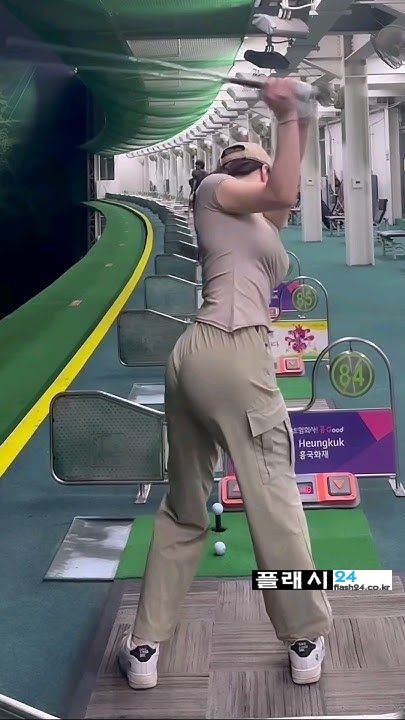 스윙이 간결한 KLPGA 박수빈 프로