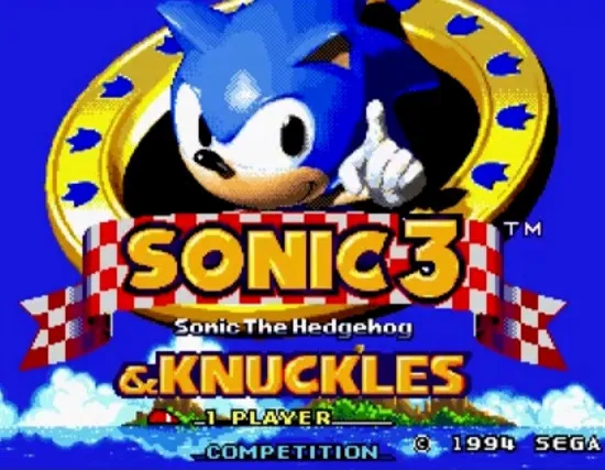 소닉 더 헤지혹 & 너클즈 게임 3탄 - Sonic the Hedgehog 3 & KNUCKLES
