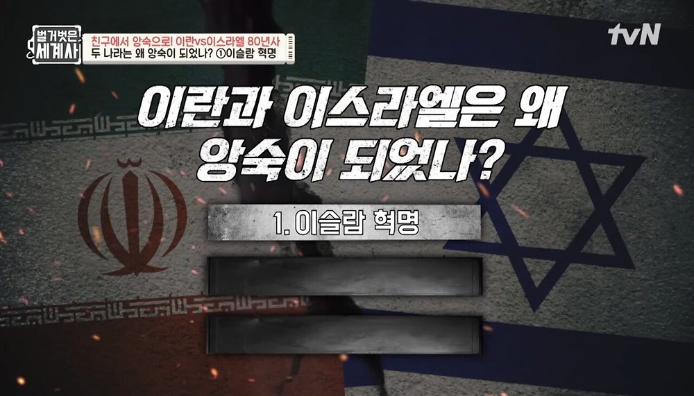 현재 이란과 이스라엘이 앙숙이 된 이유