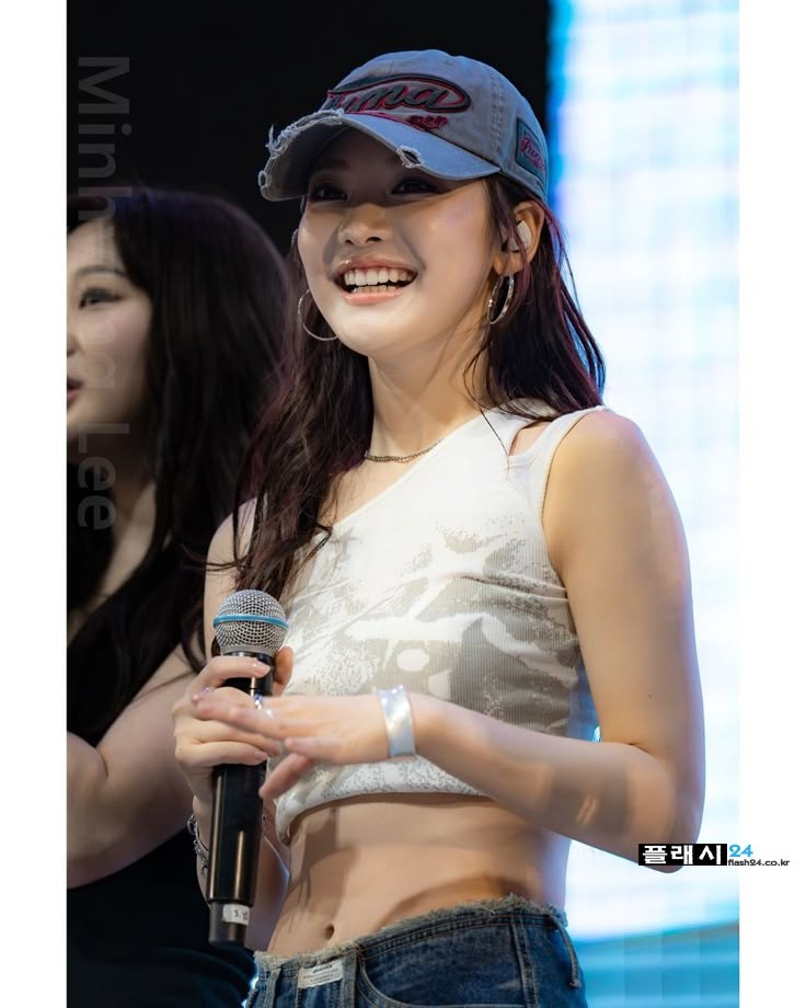 모자쓴 에스파 닝닝 리허설