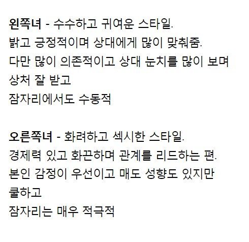 22.jpg 남자들 사이에서 많이 갈린다는 여자친구 취향